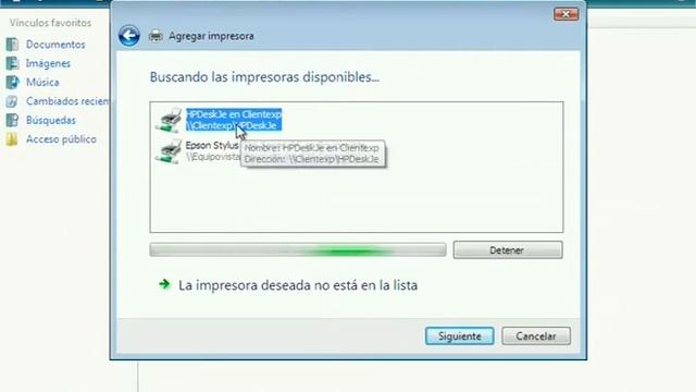 Conectar impresora de rede Windows Vista смотреть онлайн