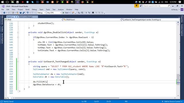 C# Windows Form / How To Search Data From DataGridView / Real Time Search смотреть онлайн