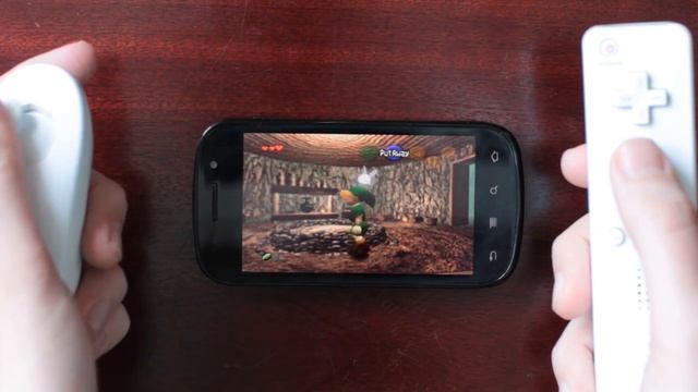 N64oid, N64 emulator for Android - Ocarina of Time gameplay смотреть онлайн