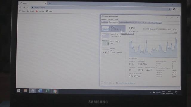 Windows 10 Super Lite em um Notebook FRACO Samsung NP300E4C смотреть онлайн