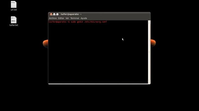 como editar xorg.conf смотреть онлайн