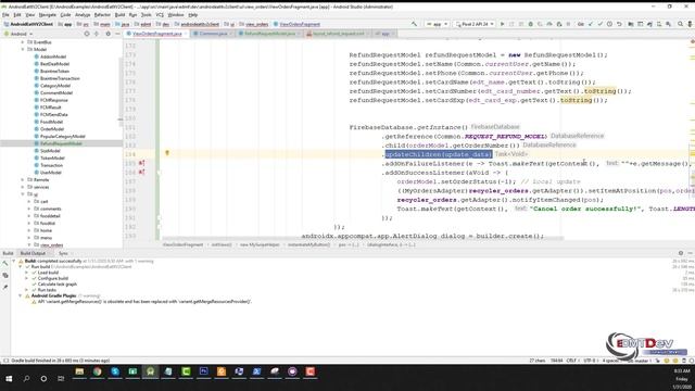EDMT Dev - Food App Android Studio #62 Refund Money смотреть онлайн