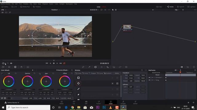 Showing hidden power windows In Davinci Resolve смотреть онлайн