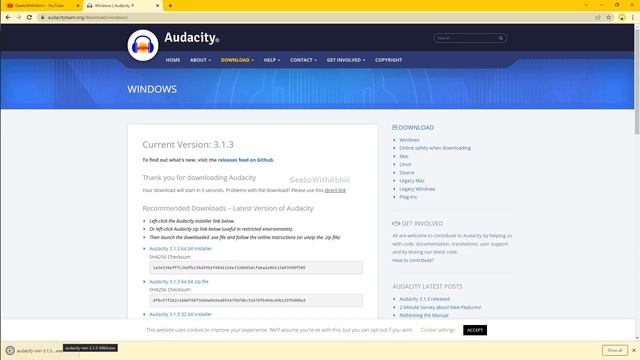 How To Download Latest Audacity 3.4.2 On Windows 10/8/7 100% Free (2024) смотреть онлайн