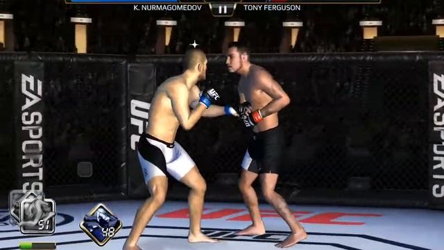 EA SPORTS UFC Mobile - Khabib Nurmagomedov NP - Tony Ferguson CE смотреть онлайн
