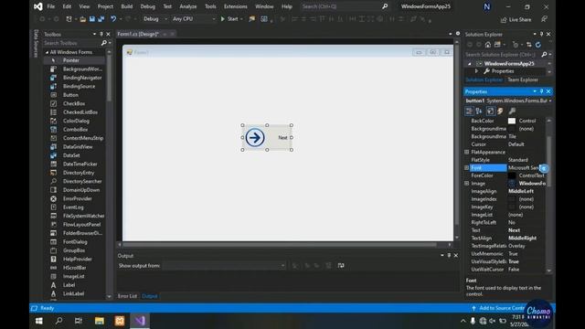 how to add image to button in visual studio windows form application 2019 смотреть онлайн