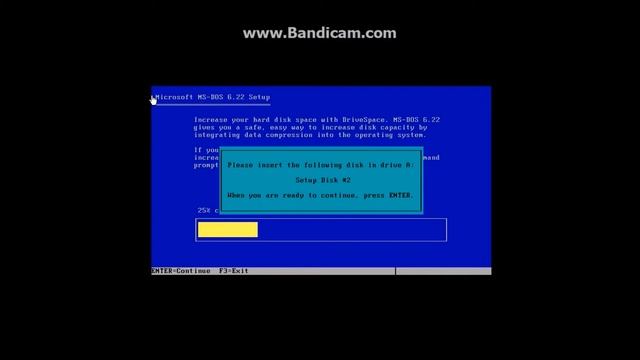 Installing MS-DOS 6.22 In VMware Player смотреть онлайн