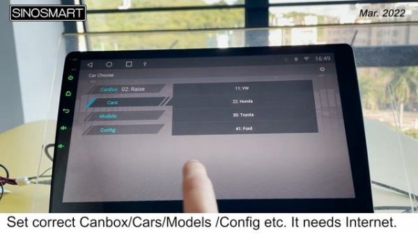 Sinosmart Android Car Radio Operation 6 Steering wheel buttons setting