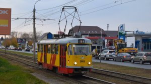 Трамвай Tatra T3SU КВР Барнаул-3063. Покатушки по Барнаулу.
