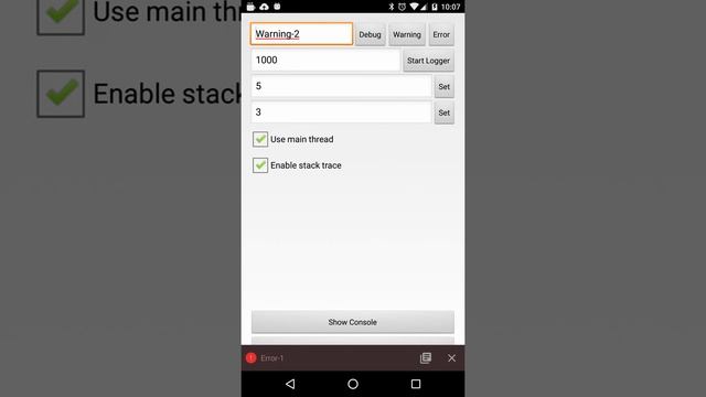 Lunar Mobile Console v0.0.2b Android UI test run смотреть онлайн