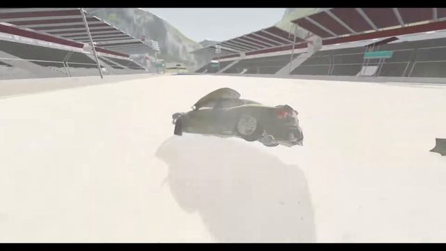 BeamNG car jump arena unity song! смотреть онлайн