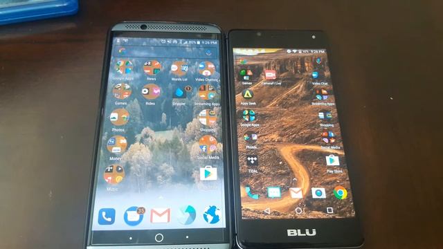 ZTE Axon 7 vs Blu R1 HD Speedtest!! смотреть онлайн