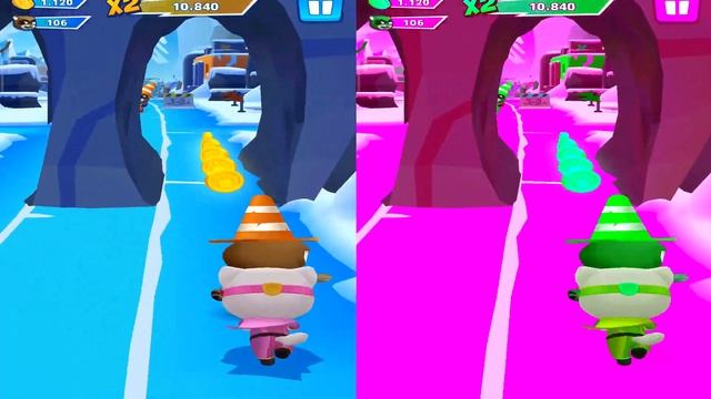 Talking Tom Hero Dash - 2x Angela - Gameplay, Android - Lilu смотреть онлайн