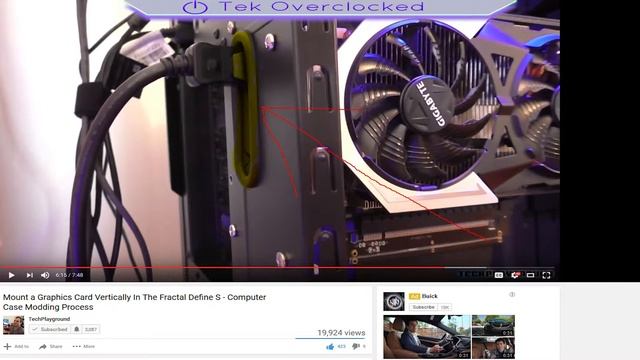 SIDEWAYS GPU MOD ASUS GTX 1070 HOW I DID IT EXPLAINED FRACTAL DESIGN DEFINE S смотреть онлайн