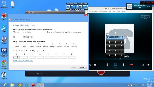 ACtive Windows 8 or Office 2013 by phone skype Tutorial смотреть онлайн