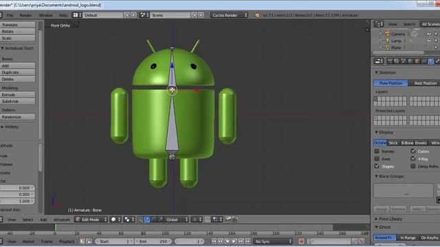 Google Android 3D Modelling : Rigging (PART 1) смотреть онлайн