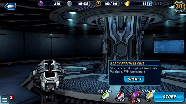 Marvel Avengers Alliance 2- Opening all CW Black Panther PVP rewards 10 Power Cells смотреть онлайн