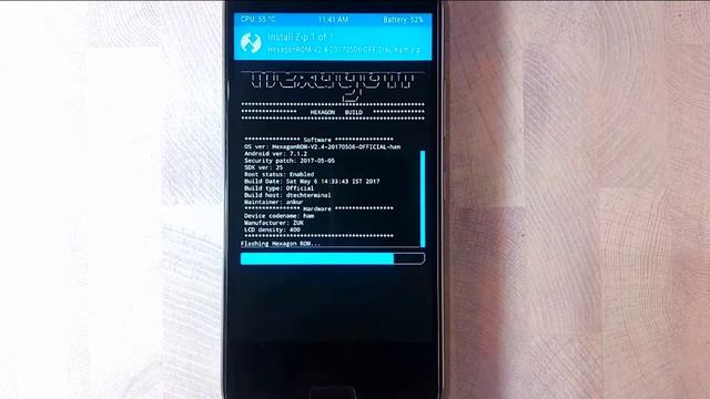 (STABLE/OFFICIAL)Install the Hexagon os 7.1.2 on Lenovo Zuk Z1 best Rom {full guide}😍 смотреть онлайн