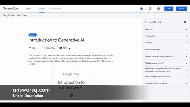 Free Generative AI Courses by Google | Free Digital Badges 🏅 смотреть онлайн