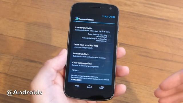 SwiftKey Flow beta keyboard hands-on for Android Community смотреть онлайн