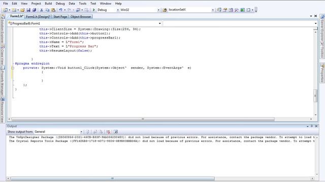 Progress Bar and Button - Visual C++ смотреть онлайн