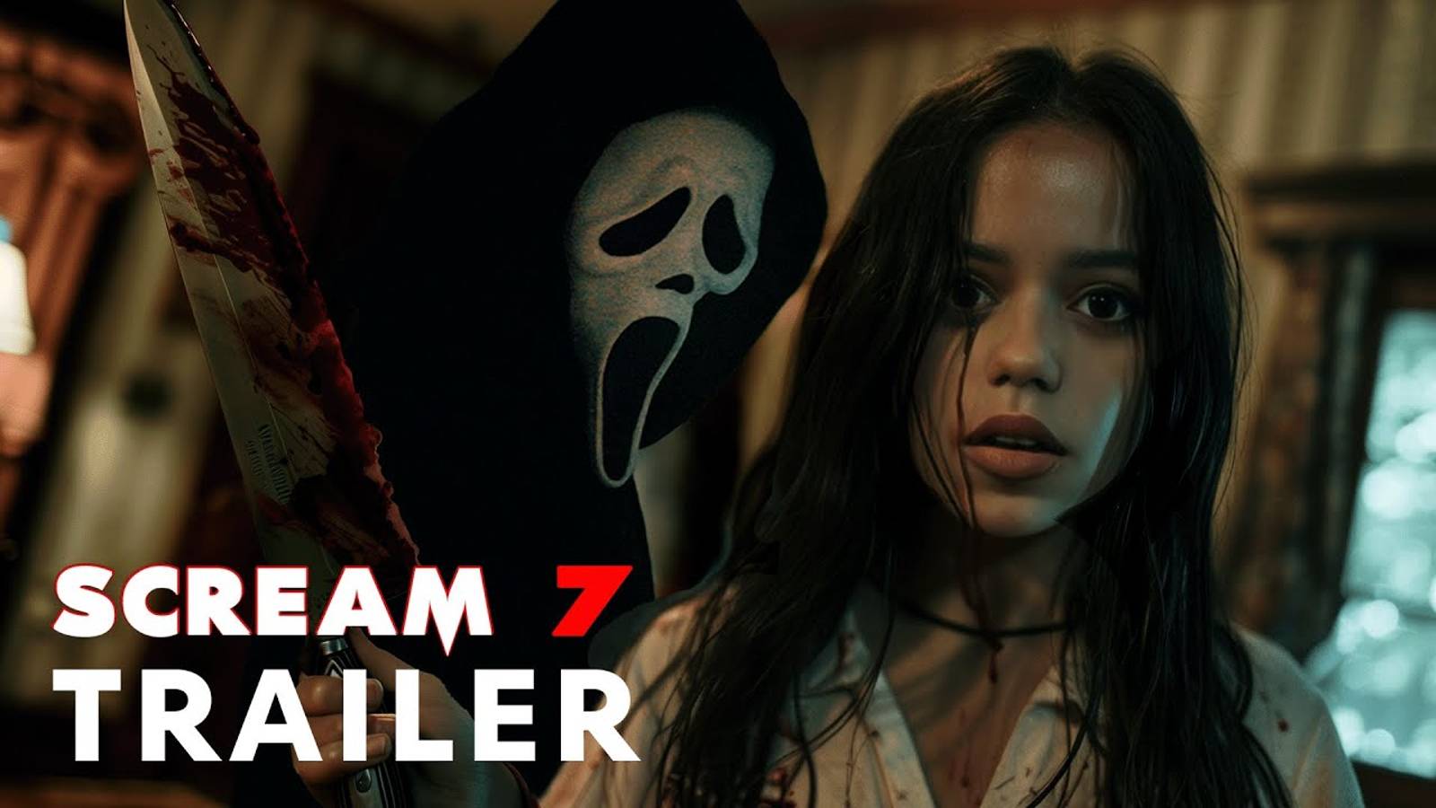 Крик 7 - трейлер с переводом на русский Scream 7 (2025) -Teaser Trailer Jenna Ortega, Courtney Cox смотреть онлайн