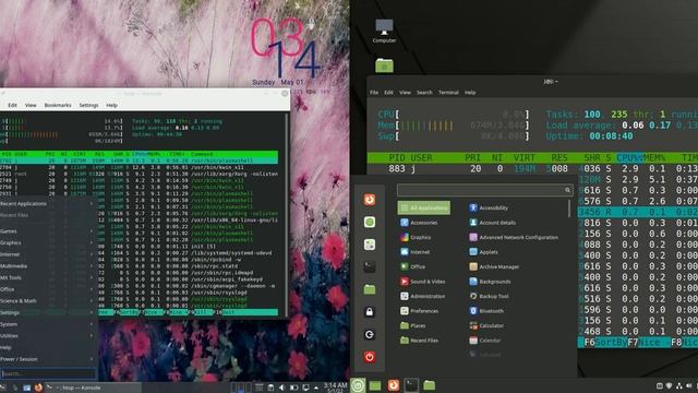 MX Linux 21 KDE vs LMDE 5: RAM CPU Compare смотреть онлайн