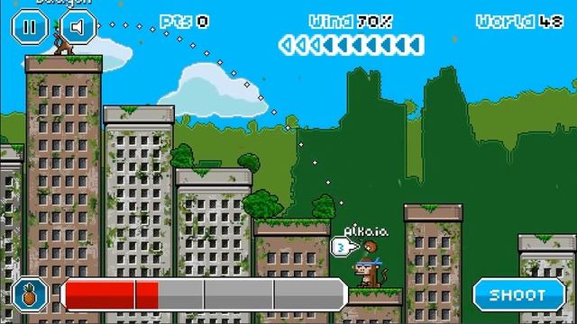 City Monkey - Worms like Multiplayer Online Game on IOS / Android / Facebook смотреть онлайн