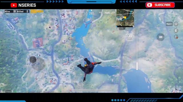 How to land fast in pubg mobile , longest landing in pubg mobile. смотреть онлайн