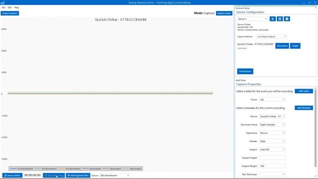SensiML + TensorFlow Lite Tutorial: Capturing Sensor Data in Data Capture Lab смотреть онлайн