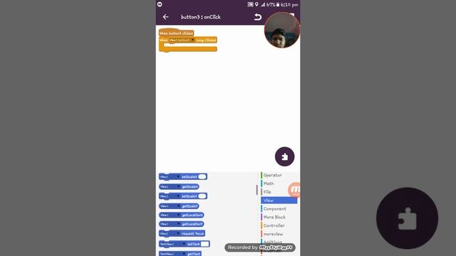 Button on long clicked activity in sketchware....tutorial#83...Dakat Studio смотреть онлайн