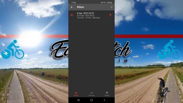 First impression of the free SuperCycle app for android and  ios
