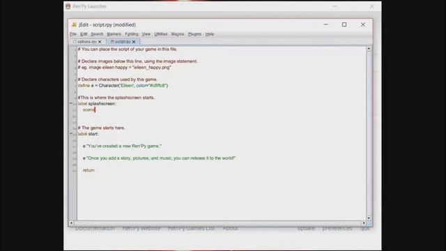 Renpy Tutorial #2 How to Make A Splashscreen, Basic Transitions, and Adding Music смотреть онлайн