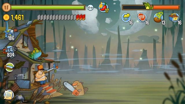 Swamp Attack - Hard Mode. Episode 3. Level 8 Gameplay Android walkthroug смотреть онлайн