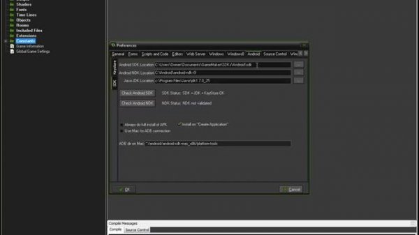 Game Maker Studio   How to install android SDK and NDK