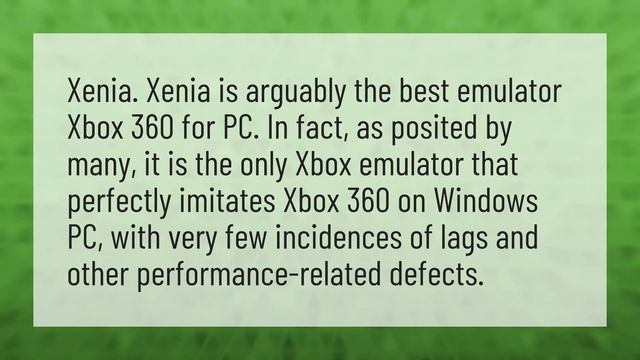 Is Xenia emulator safe? смотреть онлайн