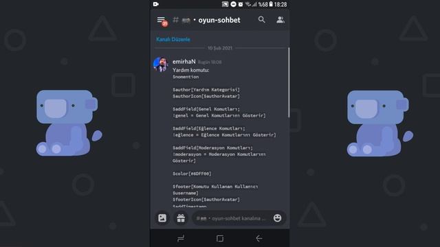 TELEFONDAN DİSCORD BOTU YAPMAK - Discord Bot Yapma Mobil - Discord Bot Yapımı BDFD смотреть онлайн