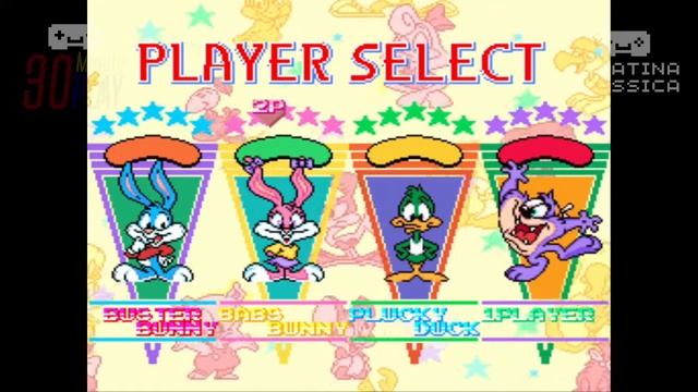 Longplay - TINY TOON ADVENTURES: WILD & WACKY SPORTS - SNES - No Commentary - Sem comentarios смотреть онлайн