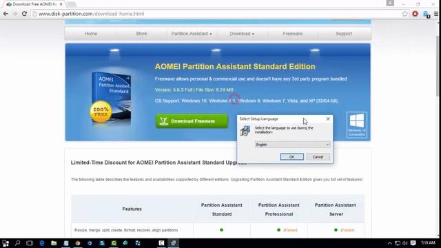 AOMEI Partition Assistant FREE Download and Windows 10 смотреть онлайн
