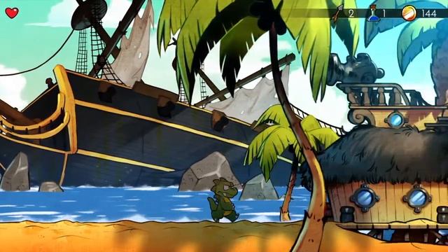 Wonder boy 3 the dragons trap Remake PS4 Review смотреть онлайн