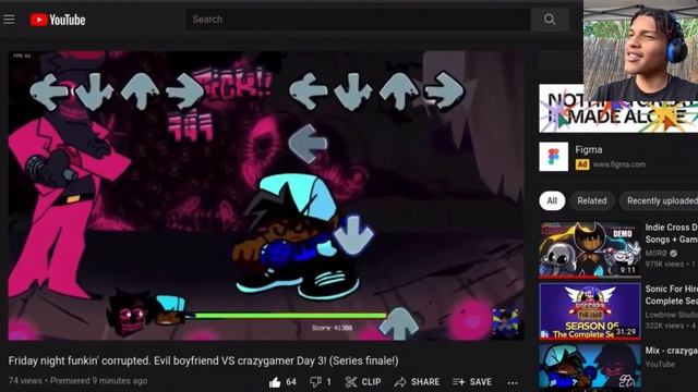 Reaction on Evil Boyfriend vs CrazyGamer Final Battle смотреть онлайн