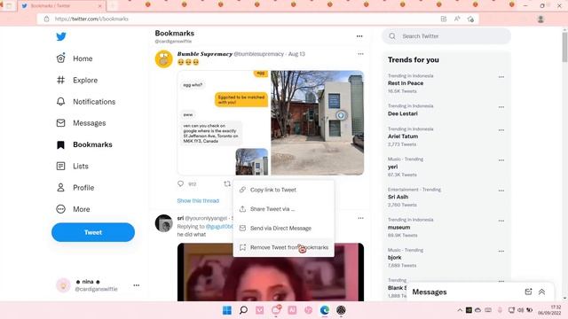 How To Remove Bookmarked Tweets In Twitter NEW UPDATE September 2022 смотреть онлайн