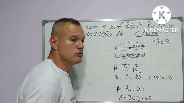 CTUR Questão 14 Matemática com o professor Roberto Rivelino. смотреть онлайн