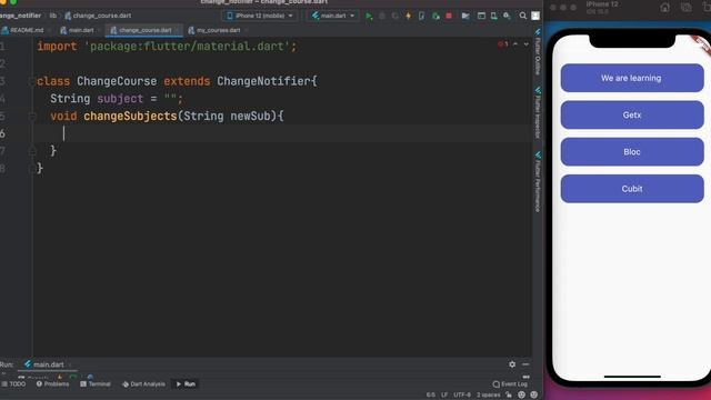 Flutter Provider and ChangeNotifier With Listener for State Management | Example смотреть онлайн