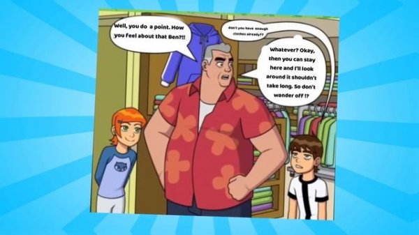 Gwen Get Changed | Ben 10 | Comic dub