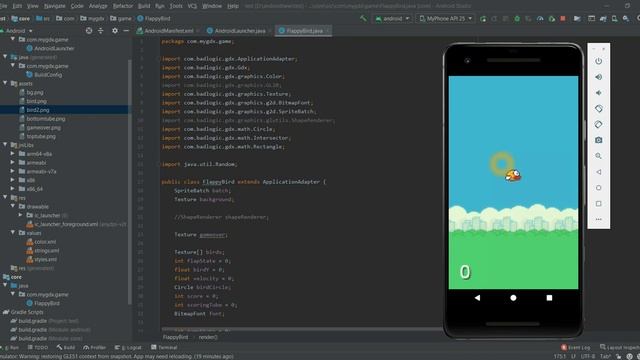 Android App on Flappy Bird Game.....! смотреть онлайн