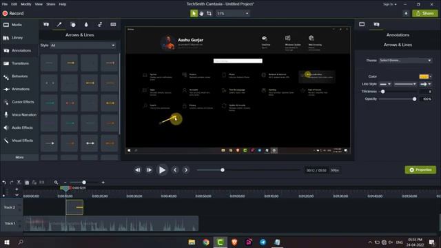 How To Add Arrow In Camtasia Studio Video Editing? смотреть онлайн