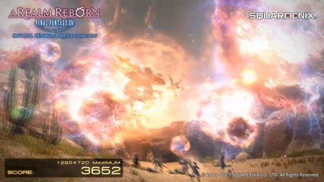 FFXIV: A Realm Reborn - Benchmark @ 720p Maximum Settings смотреть онлайн