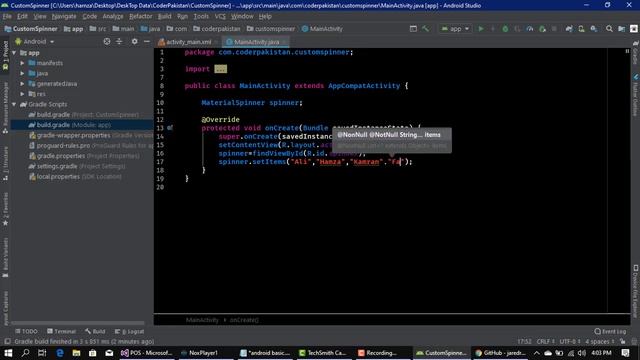 Custom Spinner in Android | Android Studio смотреть онлайн