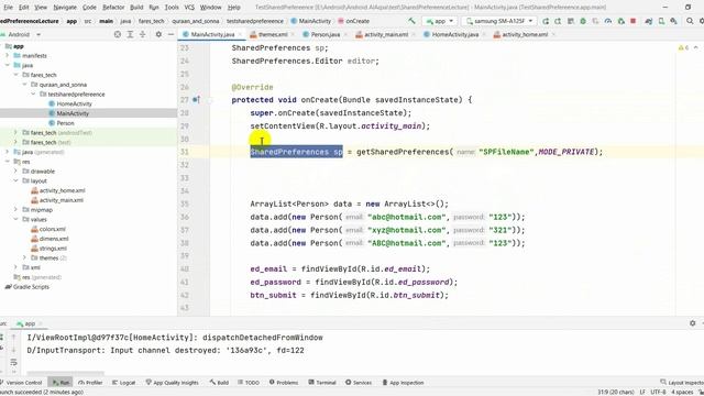 Android - lec10 - Data Presistence and Shared Preferences смотреть онлайн